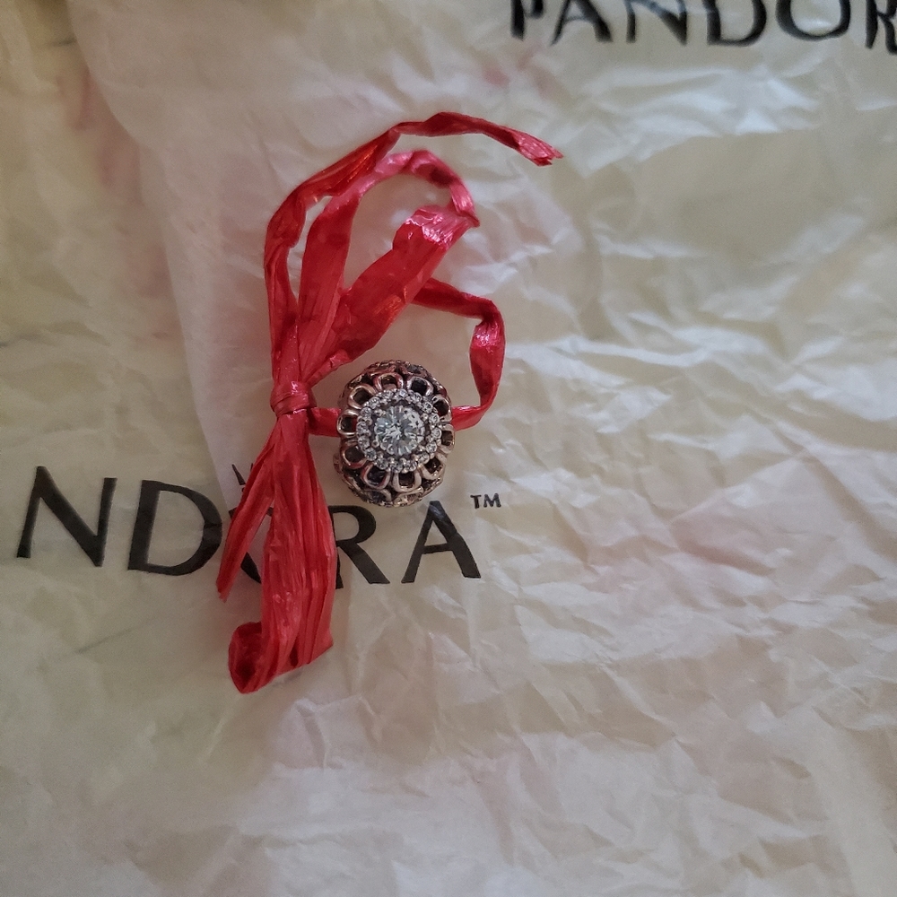 Pandora Floral Brillance Charm